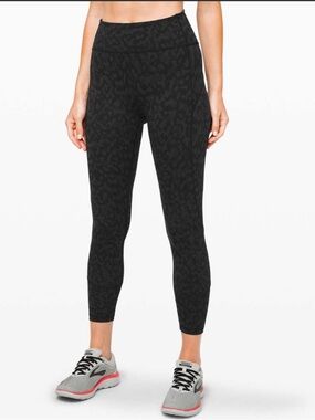 lululemon athletica In Movement Tight Everlux “25 Leopard High-Rise Leggings.